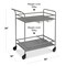 Best Choice Products 2-Tier Rolling Bar Cart Indoor/Outdoor w/ Storage Shelves, Wine Rack, Lockable Wheels
